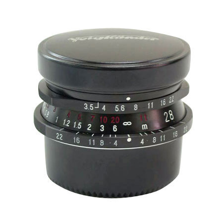 Voigtlander Color Skopar 28mm f/3.5 Wide Angle Leica Screw Mount Lens - Black