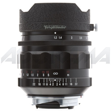 Voigtlander Nokton 35mm f/1.2 Aspherical Wide Angle Leica M Mount Lens - Black