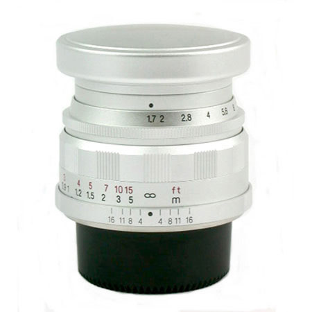 Voigtlander Ultron 35mm f/1.7 Aspherical Wide Angle Leica Screw Mount Lens - Silver