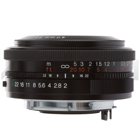 Voigtlander Ultron 40mm f/2 SL-II Aspherical Compact Pancake Manual Focus Normal Lens for Nikon Film & Digital Cameras