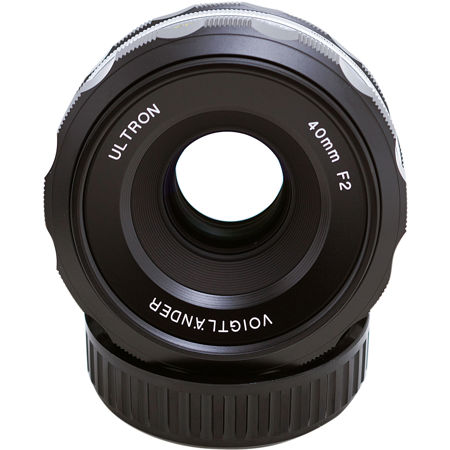 Voigtlander Ultron 40mm f2 SL-II S Lens for Nikon, Black Rim