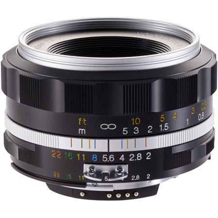 Voigtlander Ultron 40mm f2 SL-II S Lens for Nikon, Silver Rim BA229J