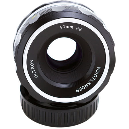 VOIGTLAENDER ULTRON 40mm F2 SLⅡN Voigtlander Ultron 40mm f2 SL-II S Lens for Nikon, Silver Rim