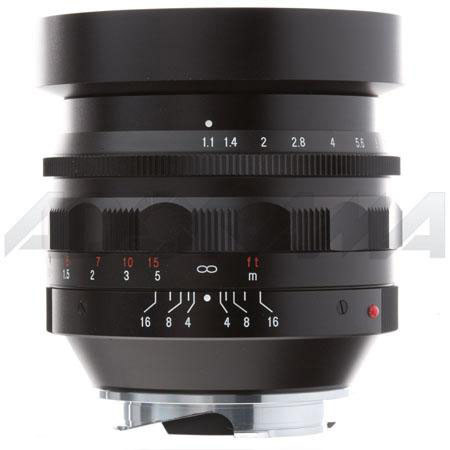 Voigtlander Nokton 50mm f/1.1 Leica M Mount Lens - Black Bundle