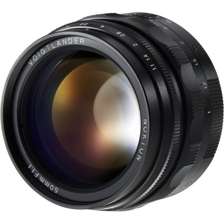 Voigtlander Nokton 50mm f/1.1 Leica M Mount Lens - Black #BA247A