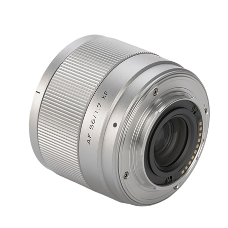 Viltrox Air Series AF 56mm f/1.7 Lens for Fujifilm X, Silver AF 56