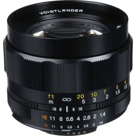 Voigtlander Nokton 58mm f/1.4 SL-II N Manual Focus Lens with Integrated CPU