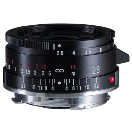 Voigtlander Color Skopar 28mm f/2.8 VM Type II Lens for Leica M Black