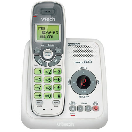 VTech CS6124 Cordless Answering System with Caller ID/Call Waiting
