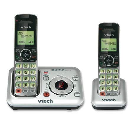 VTech CS6429-2 DECT 6.0 Cordless Phone with Call Waiting/Caller ID, 2 Handset