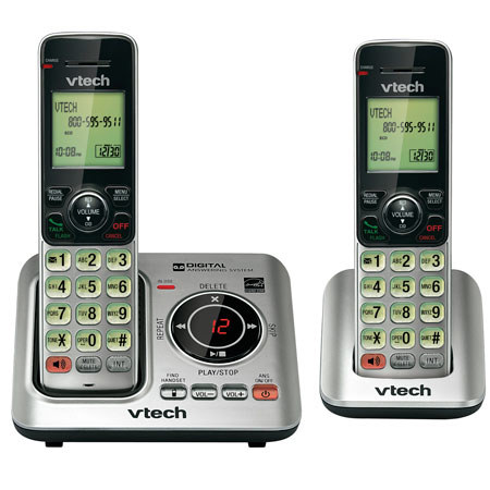 VTech CS6629-2 DECT6.0 2-Handset Cordless Phone