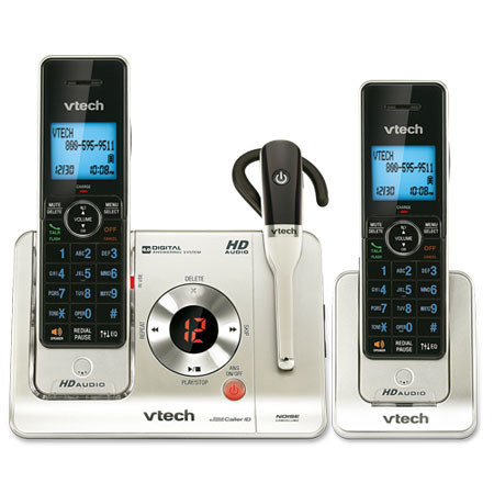 VTech LS6475-3 2 Handset Answering System with Cordless Headset