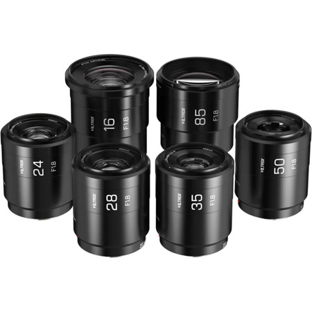 Viltrox Raze AF 16mm, 24mm, 28mm, 35mm, 50mm, 85mm f/1.8 6-Lens Set for DJI DL