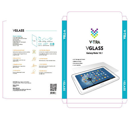 VTRA VGlass Protector for Samsung Galaxy Note 10.1