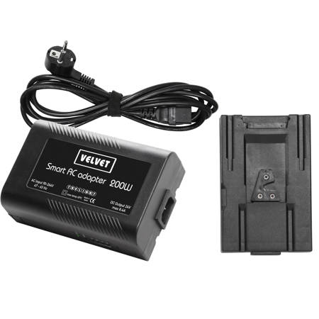 Velvet 200W Smart V-Lock AC Power Adapter for Mini 2/Mini 3/Mini 1/2 Power Panel