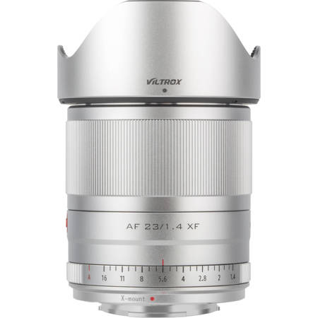 Viltrox AF 23mm f/1.4 XF Lens for Fujifilm X, Silver AF 23