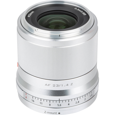 Viltrox AF 23mm f/1.4 Z Lens for Nikon Z, Silver