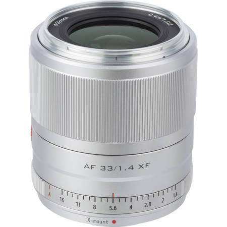 Viltrox AF 33mm f/1.4 XF Lens for Fujifilm X, Silver