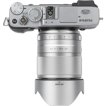 Viltrox AF 33mm f/1.4 XF Lens for Fujifilm X, Silver