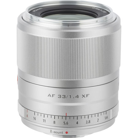 Viltrox ❗️AF 33mm F1.4 XF‼️ Viltrox AF 33mm f/1.4 XF Lens for Fujifilm X, Silver AF 33