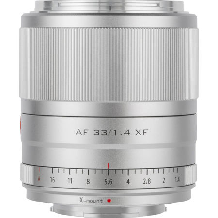 Viltrox AF 33mm f/1.4 XF Lens for Fujifilm X, Silver