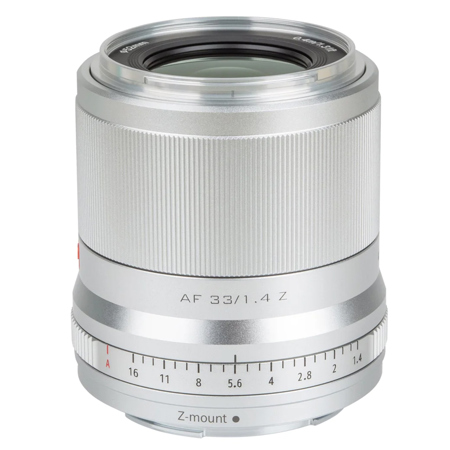Viltrox AF 33mm f/1.4 Z Lens for Nikon Z, Silver