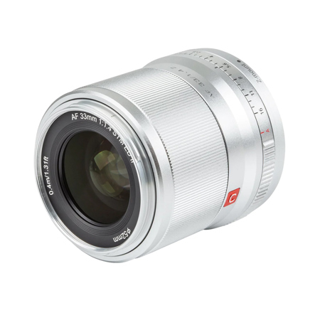 Viltrox AF 33mm f/1.4 Z Lens for Nikon Z, Silver AF 33/1.4 Z (S)