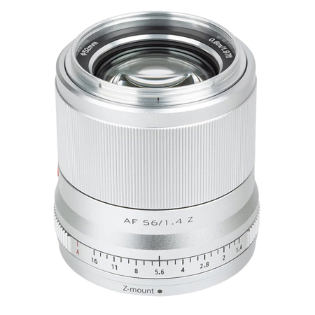 Viltrox AF 56mm f/1.4 Z Lens for Nikon Z, Silver