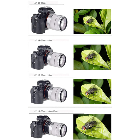 Viltrox DG-NEX Automatic Extension Tube Set for Sony E Lens & NEX