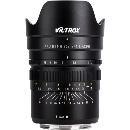 PFU RBMH 20mm F1.8 ASPH　マニュアルフォーカス　Zマウント Viltrox PFU RBMH 20mm f/1.8 ASPH Lens for Nikon Z PFURBMH20MMF1.8ASPHZ