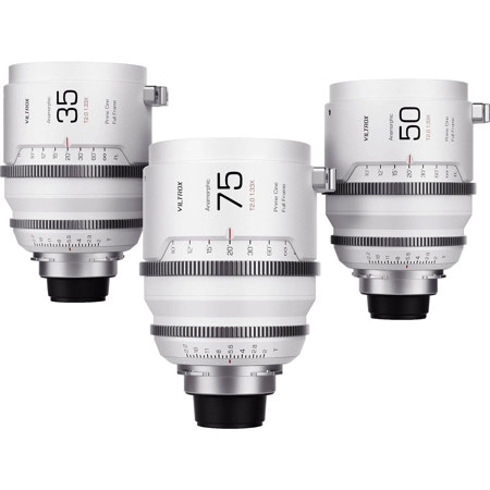 Viltrox EPIC T2.0 1.33x Anamorphic Lens 35, 50, 75mm Set L Mount