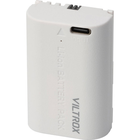 Viltrox Weeylite LP-E6 16.8Wh 7.4V 2400mAh Li-Ion Battery with USB-C Port, White