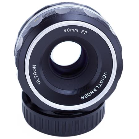 Voigtlander Ultron 40mm f2 SL-II S Lens for Nikon - Silver Rim