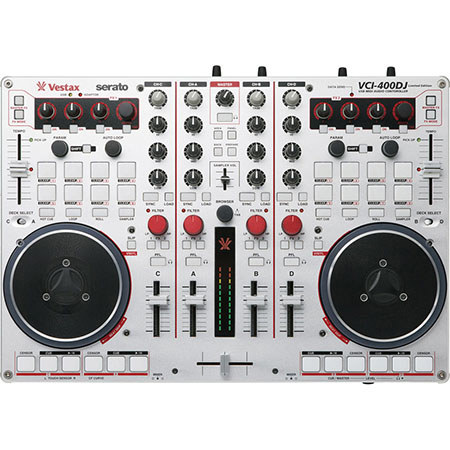Vestax VCI-400 4 Deck MIDI Controller with Serato DJ