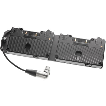 Velvet Double Battery Adapter for EVO 2 Studio LED Panel, Gold Mount