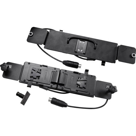 Velvet Double V-Lock Battery Plate for Light 2 LED Light