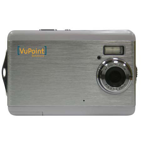 VuPoint Solutions DC-M5502C-VP 5.0 Megapixel Digital Still Camera with 4x Digital Zoom, Video Capturing, Conferencing (Web Cam) - Silver