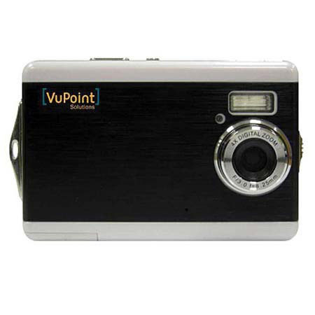 VuPoint Solutions DC-M5502CBLK-VP 5.0 Megapixel Digital Still Camera with 4x Digital Zoom, Video Capturing, Conferencing (Web Cam) - Black