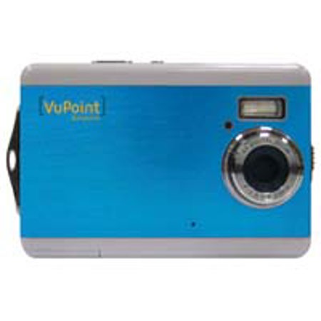 VuPoint Solutions DC-M5502CB-VP 5.0 Megapixel Digital Still Camera with 4x Digital Zoom, Video Capturing, Conferencing (Web Cam) - Blue