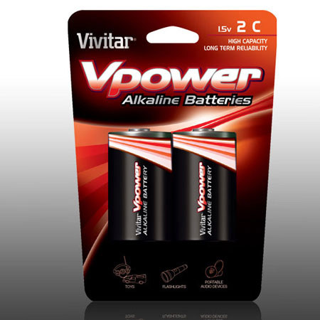 Vivitar VIV2CALK Super Ultra Max C Alkaline Batteries