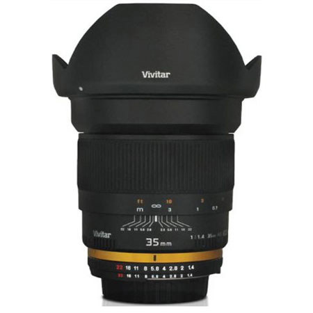 Vivitar 35 mm f/1.4 Aspherical Lens for Sony A Cameras