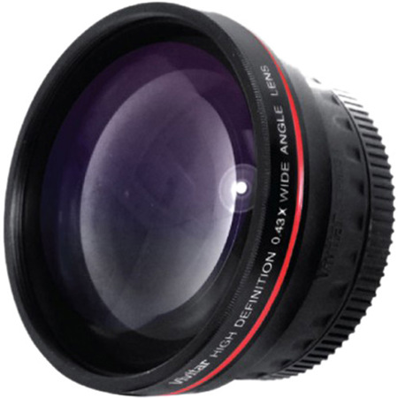 Vivitar 52mm 0.43x Professional Auxiliary Wide Angle Lens with Macro
