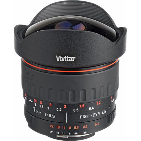 Vivitar VIV7MMN 7mm f/3.5 1 Manual Focus Fisheye Lens