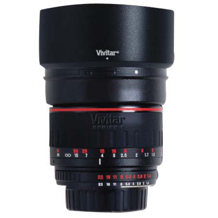 Vivitar VIV85MMP 85mm f/1.4 Manual Lens, Sony Film
