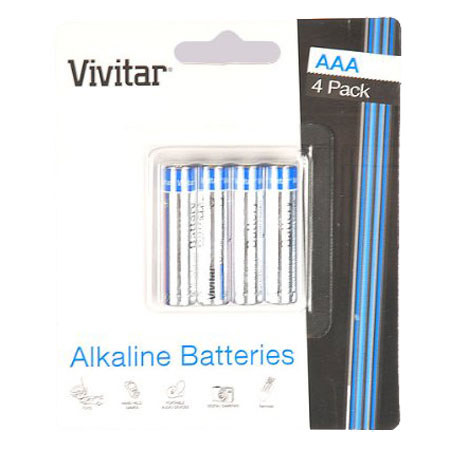 Vivitar VIV4AAAALK Super Ultra AAA Alkaline Batteries