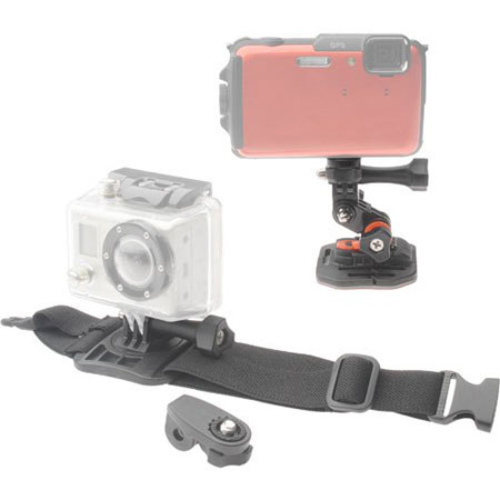 Vivitar Action Pro All-In-1 Outdoors Kit, Includes Arm Mount, Flat Surface Mount
