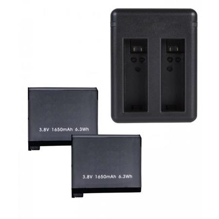 Vivitar Dual Battery Charger with USB Mini Cable