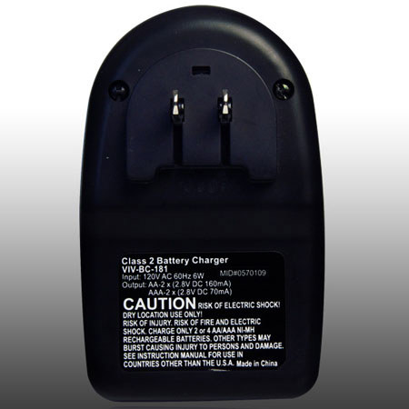 Vivitar VIVBC181 Overnight 4-Slot Battery Charger