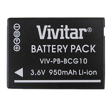 Vivitar VIVPBBCG10 Replacement Lithium Battery, 950mAh