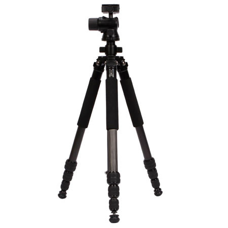 Vivitar Carbon Fiber Tripod with Ballhead & Monopod -Black